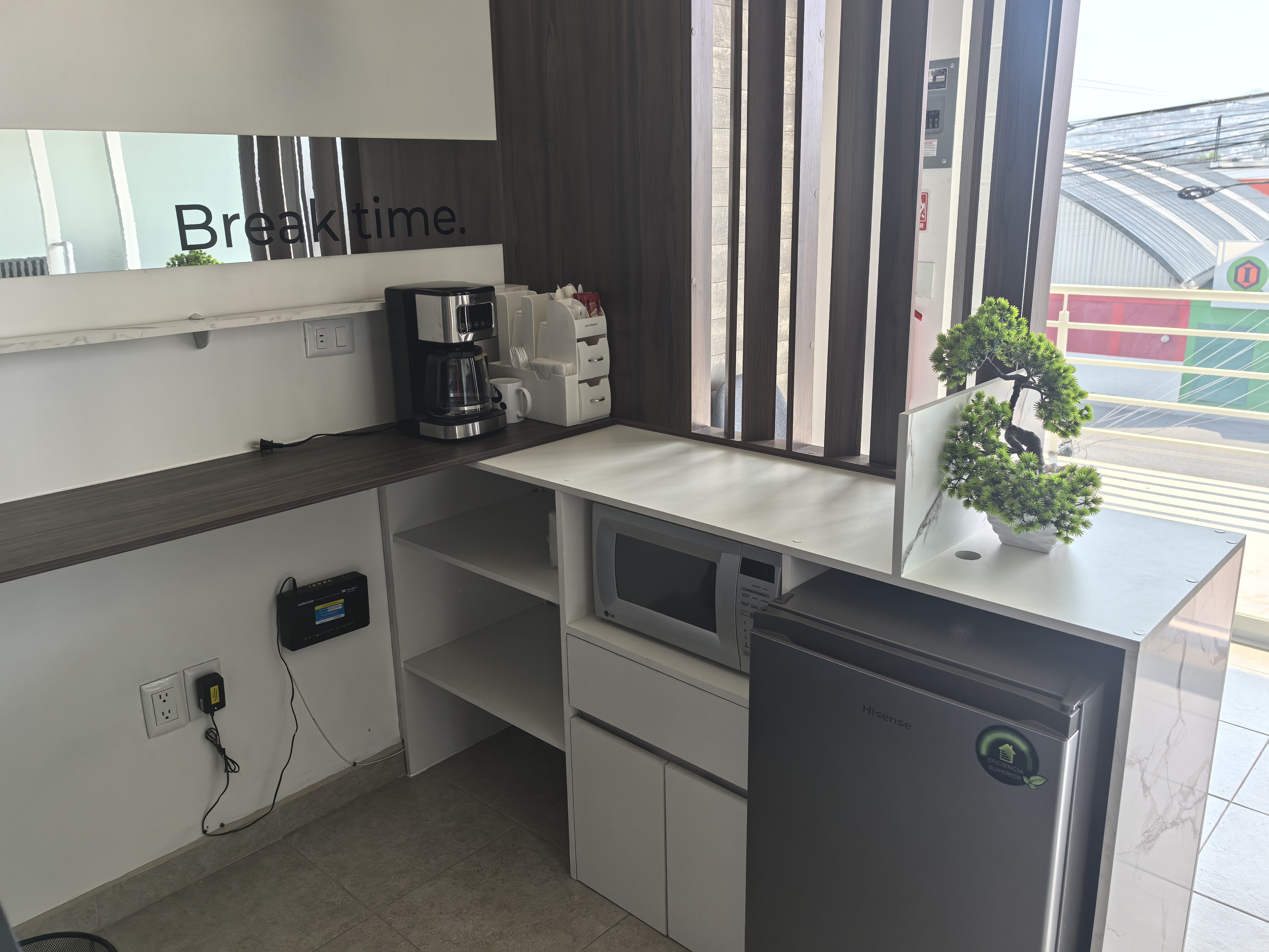 Zona café y descanso